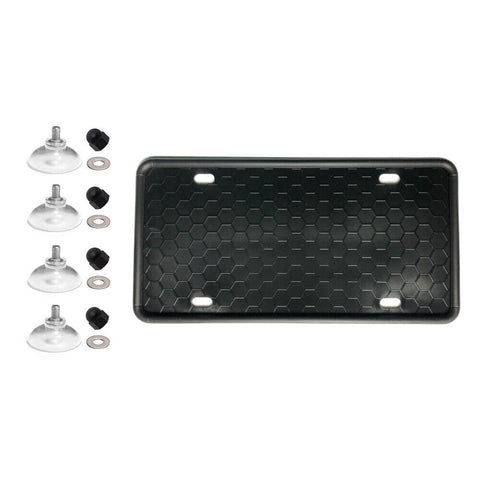 Suction Cup License Plate Holder