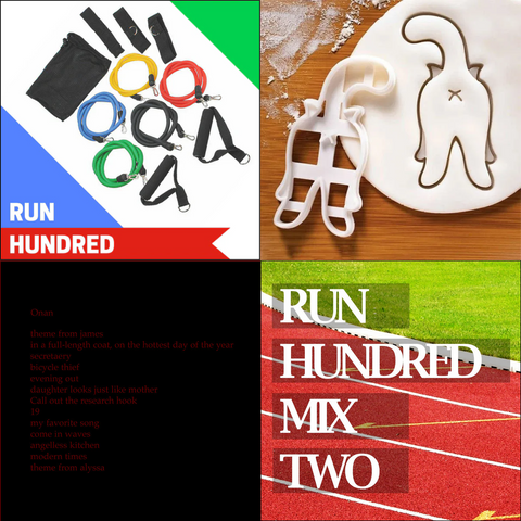 Resistance Band Set, Monrovia Soundtrack, Cat Butt Cookie Cutter & Run Hundred Mix Two--with Free US Shipping